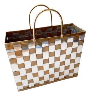 Italian Magazine Holder attributed to Paul Evans, Italy, 1970s