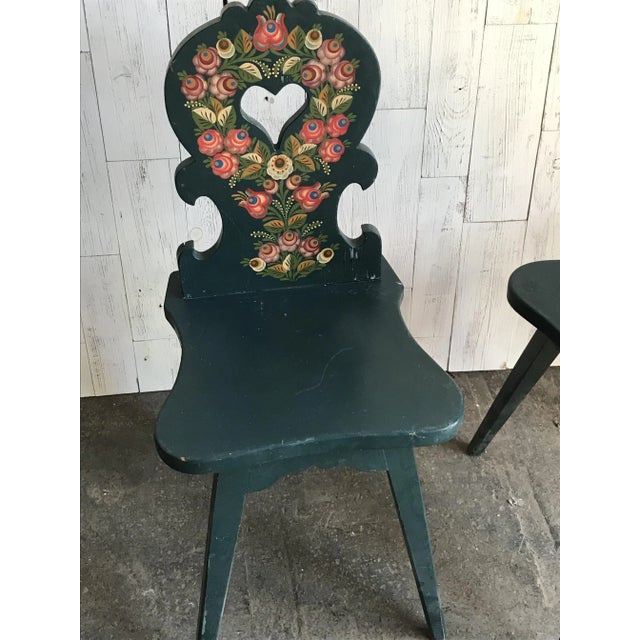 Beautiful Antique Hand Painted Chairs