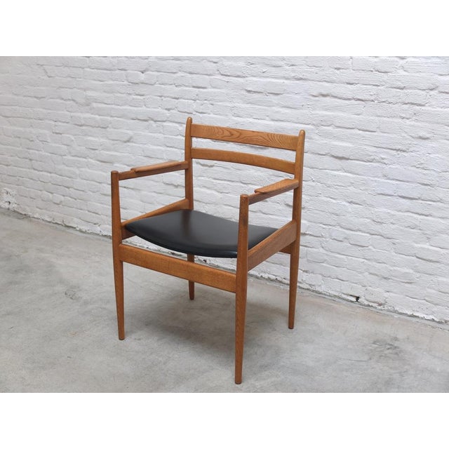 Armchair in Oak by Jos de Mey for Van Den Berghe-Pauvers, 1960s For Sale - Image 16 of 16
