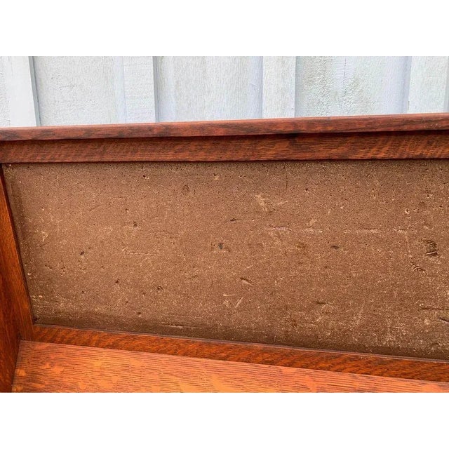 Early 20th Century Antique Oak Open Book Display Shelf For Sale In Washington DC - Image 6 of 9