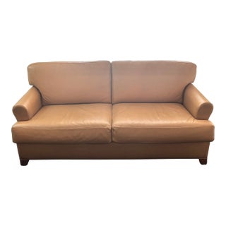 Authentic Martin/Brattrud Leather Sofa For Sale