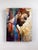 In "The Space Between," a contemplative figure emerges from a rich tapestry of colors and textures, capturing a moment of...