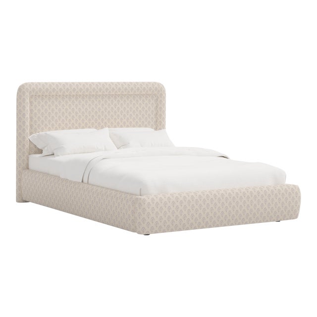 Stoffer Home x Cloth & Company Marisa Platform Bed in Francie Cream - Twin For Sale