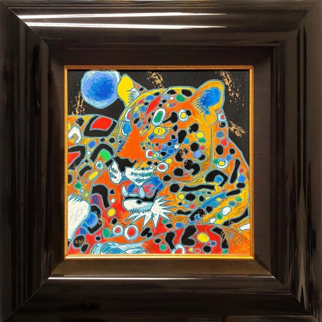 Wood 1990s Tie Feng Jiang – Complete Rare “Cats Suite” 168/300 - Set of 4 For Sale - Image 7 of 11