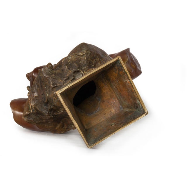 Emmanuel Villanis Bronze Sculpture Bust of Thais For Sale - Image 17 of 17