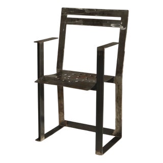 Modern Steel Chair by Albert in T Veld, 1980s For Sale