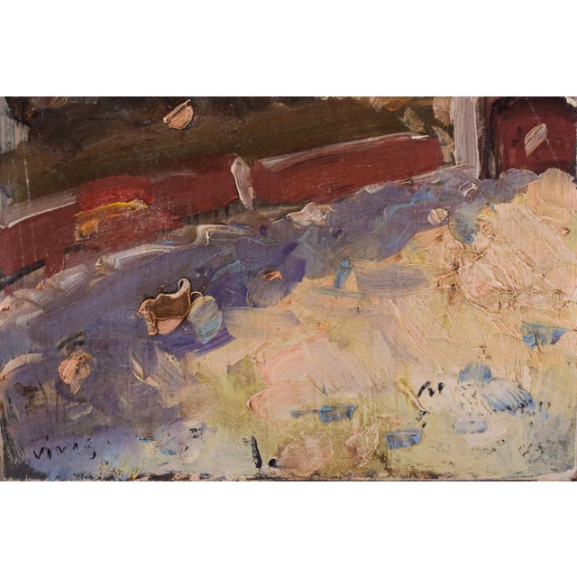 Impressionist Sketches of a Bullfight, 20th-Century, Oil on Board, Set of 2 For Sale - Image 10 of 15