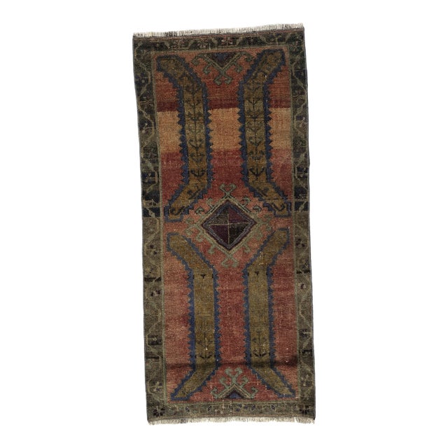 1960s Vintage Handmade Rug For Sale