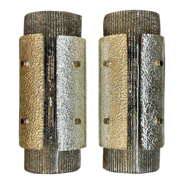 Murano Layered Sconces For Sale