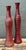 Late 20th Century Vintage Pair of Ribbed Tall Vases For Sale - Image 5 of 12
