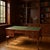 Vintage Sligh Solid Mahogany Queen Anne Writing Desk – Green Leather Top For Sale - Image 15 of 15