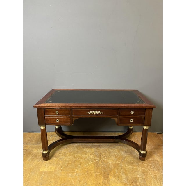 Empire Style Flat Center Desk, 1950s For Sale - Image 13 of 13