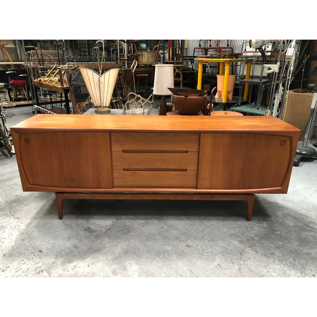 1950s Modern Danish Teak Sideboard by Arne Hovmand-Olsen, 1950s For Sale - Image 5 of 11