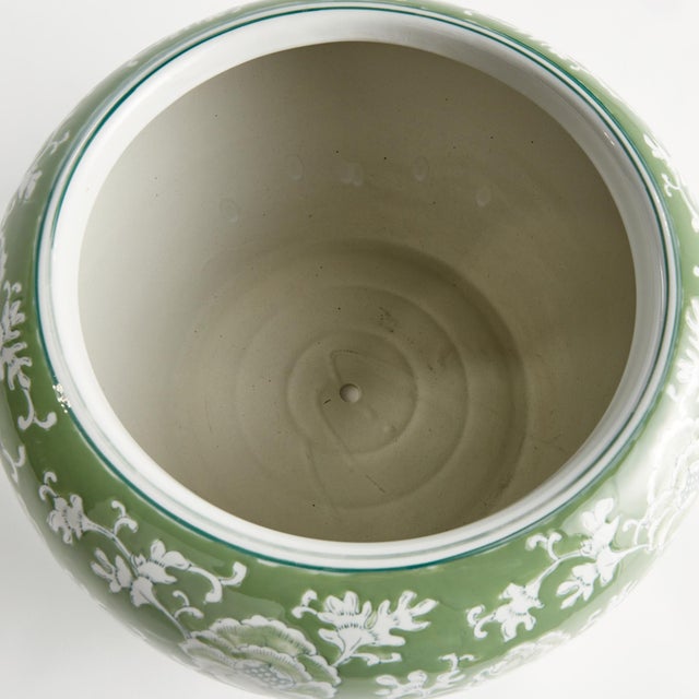 Chinoiserie Imperial Lotus Planter Large For Sale - Image 3 of 5