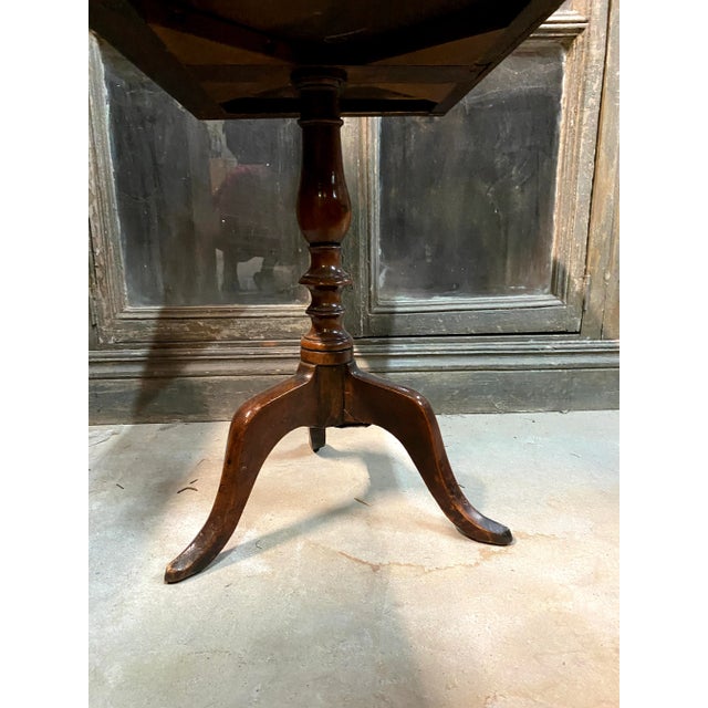 George III Mahogany Inlaid Occasional Side Table With Drawer For Sale - Image 9 of 13