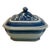 A fine 19th century Chinese export Canton blue and white porcelain serving dish, notable for its elegant form and...