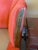 Circa 1920s French Art Deco Painted Channel-Back Chaise Lounge For Sale In Las Vegas - Image 6 of 8