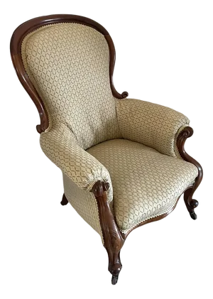 Antique Victorian Mahogany Armchair