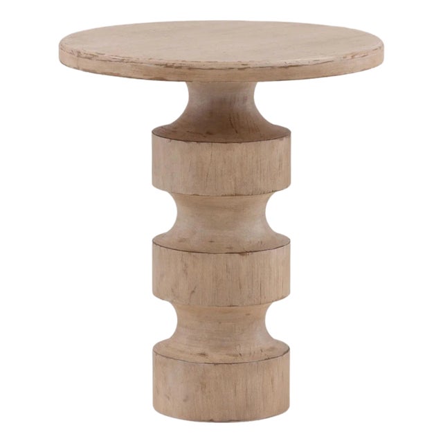 Modern Aged Agra Side Table For Sale