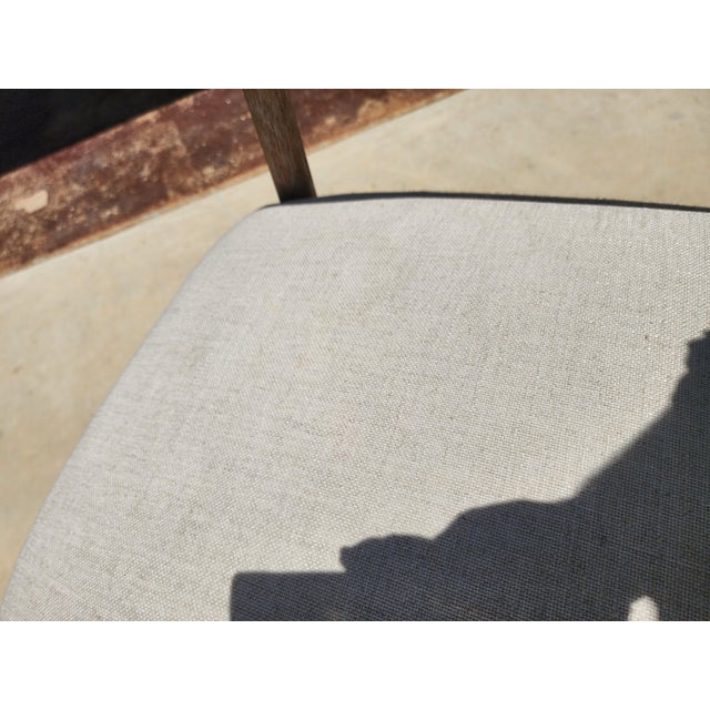 Contemporary Set of Four Burnett Armchairs For Sale - Image 3 of 13