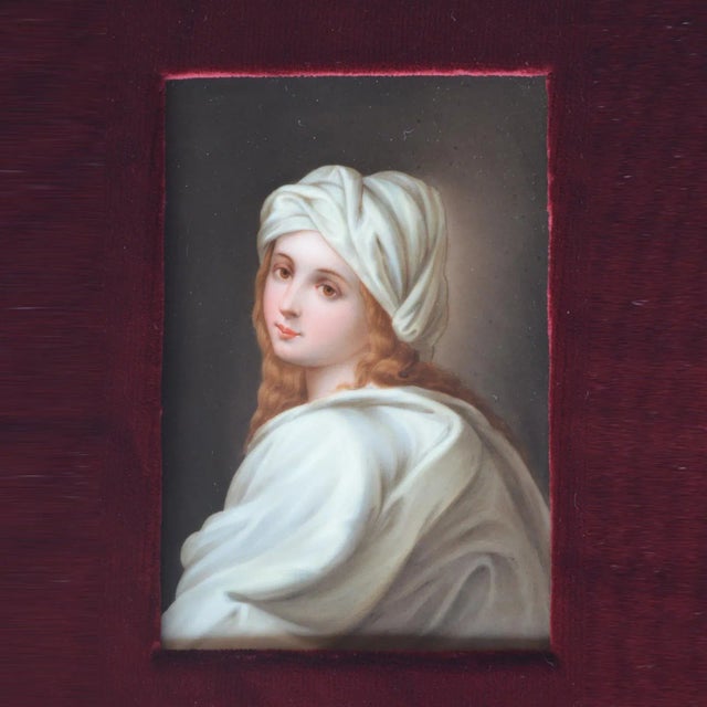 Gold Set of Three Porcelain Plaques Germany Kpm Circa 1900's For Sale - Image 8 of 13