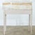 English 19th Century White Marble Top Vanity with New Paint For Sale - Image 10 of 16