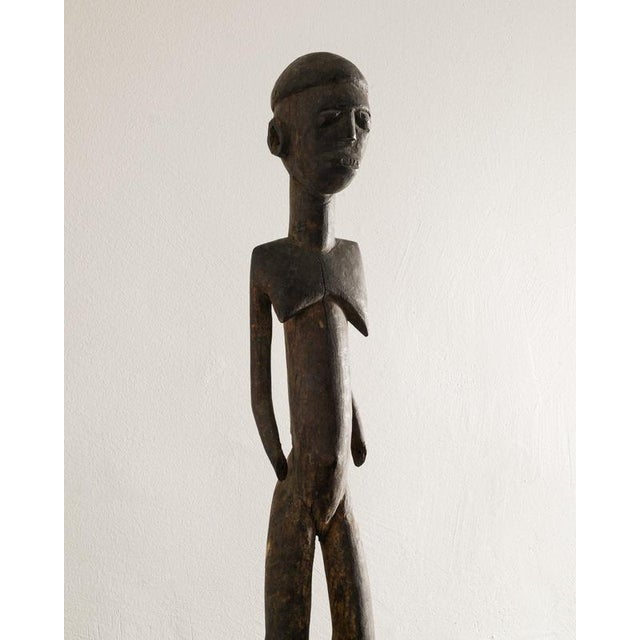 Wood Nude African Wooden Lobi Female Sculpture, Burkina Faso, 1940s For Sale - Image 7 of 7