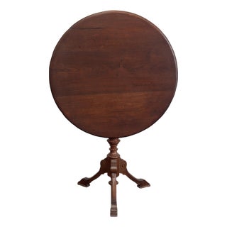 1990s Round Tilt Top Table For Sale