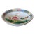 Mid 20th Century Chinoiserie Greek Key Porcelain Trinket Dish For Sale