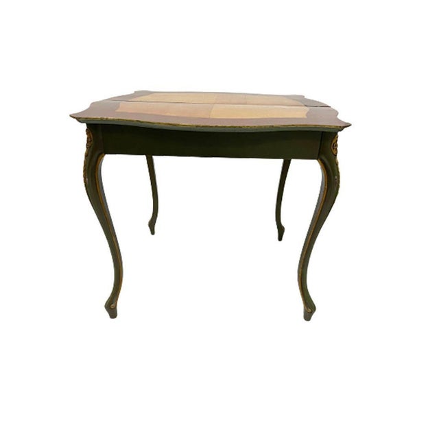 French Louis XV Style Game Table, 1860 For Sale - Image 10 of 15