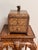 1980s 1980s Maitland-Smith Decorative Box With Crackle-Finish Leather, Brass Feet, and an Elephant Finial. For Sale - Image 5 of 9