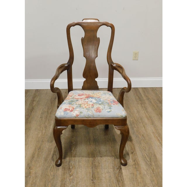 Henredon 18th Century Portfolio Mohogany Set 6 Queen Anne Dining Chairs