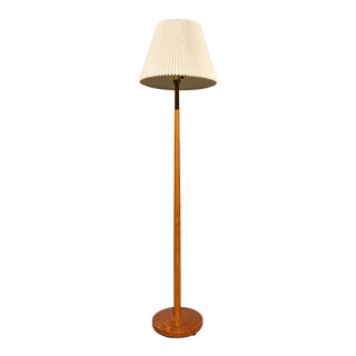 Swedish Minimalist Teak Floor Lamp For Sale