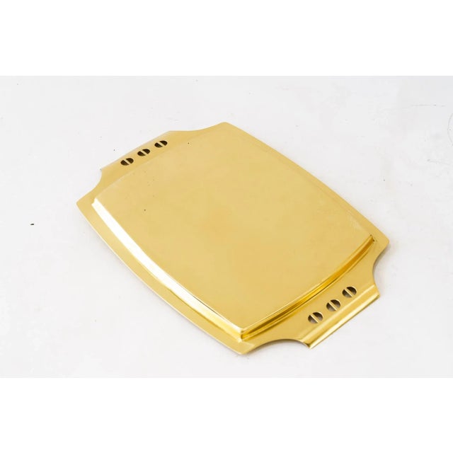 Gold Argentor Serving Plate, 1910s For Sale - Image 8 of 10