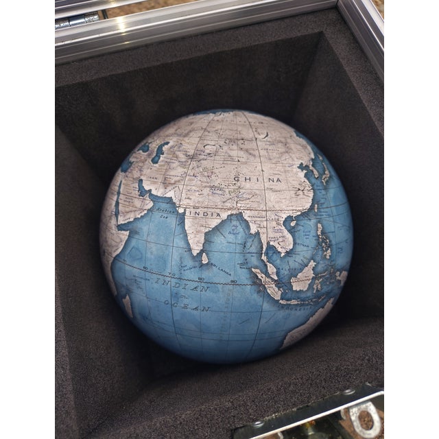 Bellerby & Co. Globemakers 2017 NetJets Commission Mini Desk Globe For Sale - Image 9 of 11
