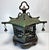 Rare Chinese bronze lantern with bells - a masterpiece of traditional craftsmanship This exceptionally large lantern made...