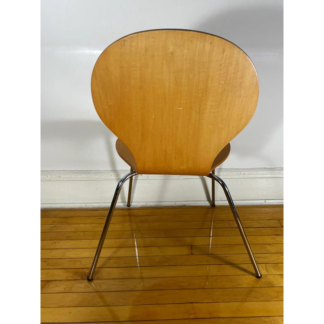 Mid-Century Danish Bentwood Farfalla Chair, Billund, 1960s Bent plywood with chrome legs 19" deep x 31" tall x 18" wide