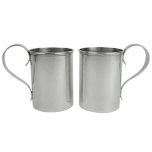 American Sterling Silver Mugs by Marie Zimmermann - a Pair