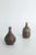 Small Mid-Century Scandinavian Modern Brown Stoneware Vases by Gunnar Borg for Höganäs Ceramics, 1960s, Set of 4 For Sale - Image 9 of 12