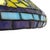 Late 20th Century Tiffany Style Leaded Stained Glass Daffodil Table Lamp With Bronzed Base For Sale - Image 10 of 15