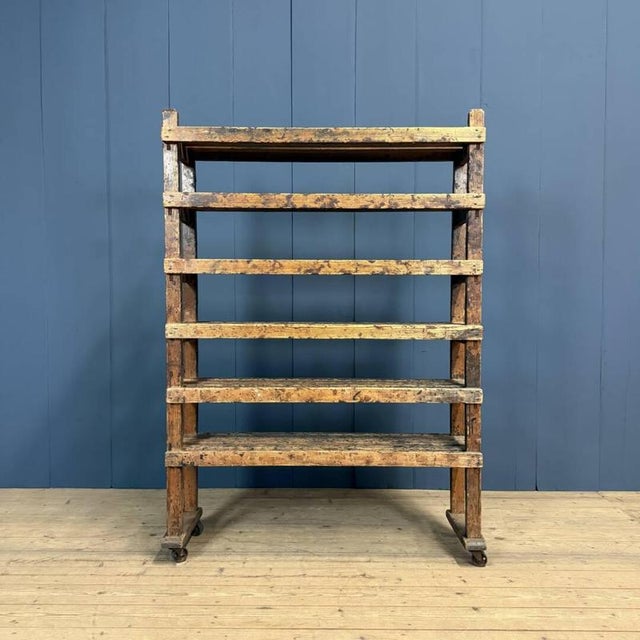 Wooden Shoemaker's Rack, 1920s For Sale - Image 3 of 18