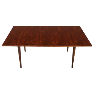 Rosewood Rectangular Dining Table by George Nelson for Herman Miller 2 Leaves