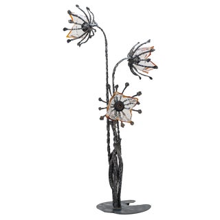 Brutalist Land Lamp from Mazzega, 1960s For Sale