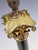 Antique 19th Century French Black Marble Column Table Lamp with Gilt Rococo, 1890 For Sale - Image 15 of 17