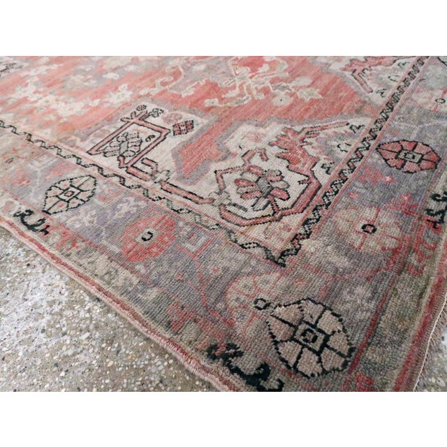 Beige Galerie Shabab Collection Mid-20th Century Turkish Anatolian Accent Rug For Sale - Image 8 of 10