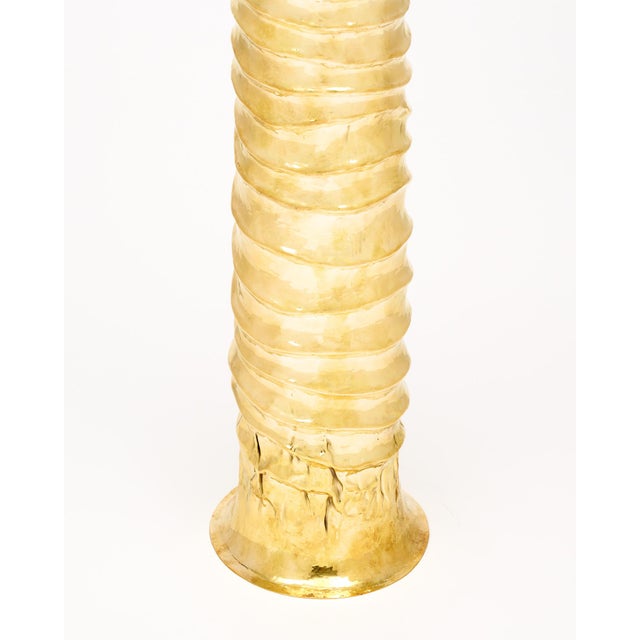 Italian Modernist Brass Lamps For Sale - Image 4 of 9