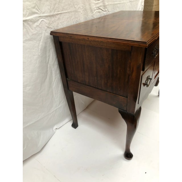 Brown Early 1900s Queen Anne Lowboy Chest For Sale - Image 8 of 13