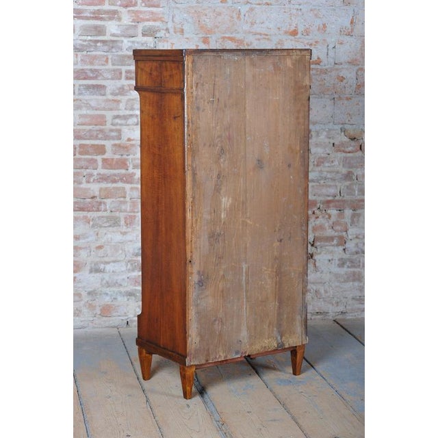 Biedermeier Cabinet in Walnut Veneer, Czech, 1820s For Sale - Image 15 of 16