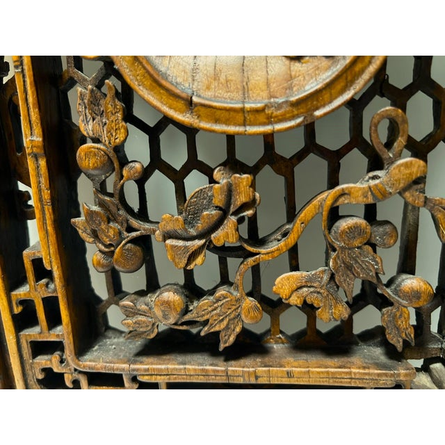 Antique Architecture Artifact Chinese Window Panel Theme of a Scholar's Studio For Sale - Image 10 of 12