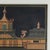 Vintage Modernist Architectural Painting With Pagoda For Sale - Image 4 of 9